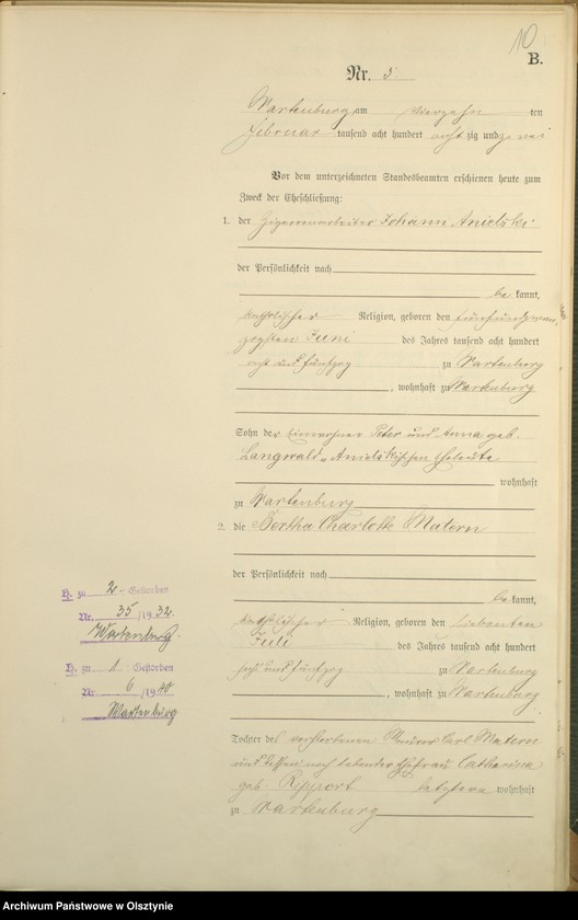 image.from.unit.number "Heiraths-Haupt-Register Nr 1 - 39"