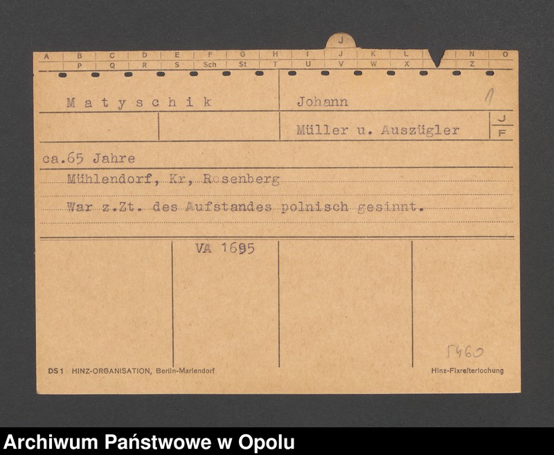 Obraz 3 z jednostki "[Matyschik Johann, Mühlendorf]"