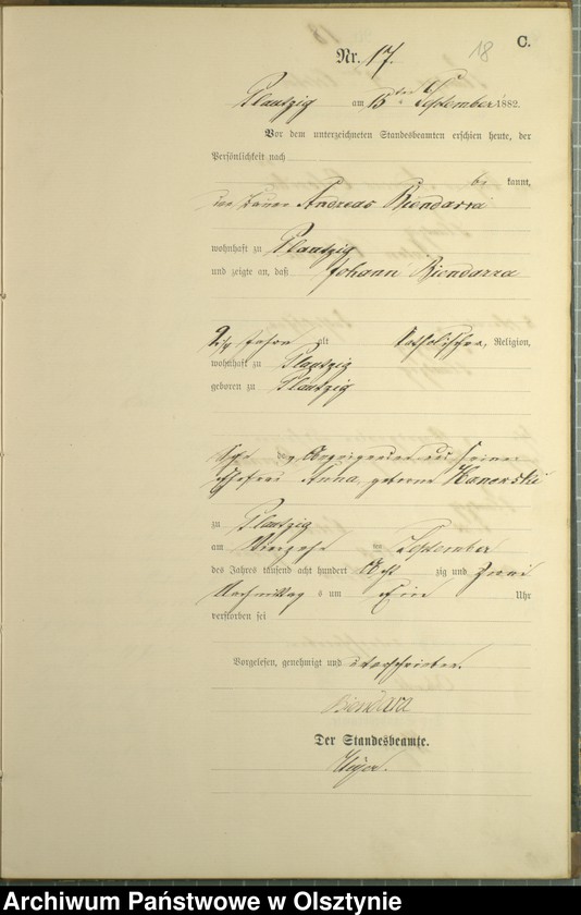 image.from.unit.number "Sterbe-Haupt-Register nr 1 - 24"