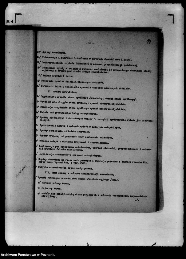 Obraz 17 z jednostki "Statut organizacyjny Urzędu Wojewódzkiego Poznańskiego"