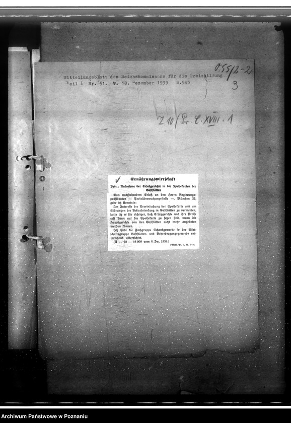 Obraz 7 z jednostki "Regelung der Speisepreise in Gaststätten und Beherbergungsbetrieben"