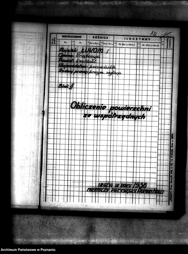 Obraz 15 z jednostki "Akta dotyczące postępowania technicznego przy przymusowym wykupie majątku Łukom i powiatu konińskiego"
