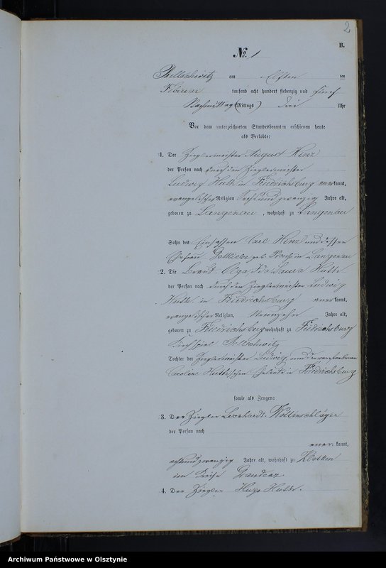 image.from.unit.number "Heiraths-Neben-Register Nr 1 - 21"