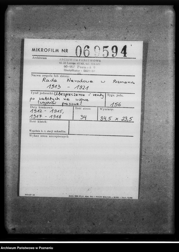 Obraz 2 z jednostki "Ubezpieczenia i renty po zabitych na wojnie [Wycinki prasowe]"