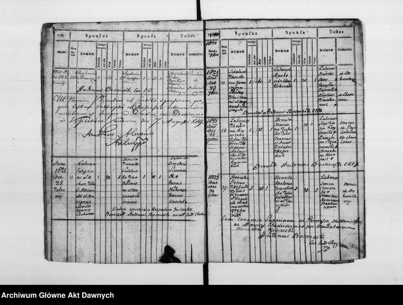 image.from.unit.number "Parafia: Chodorów. Dekanat: Świrz. Księga metrykalna ślubów dla wsi Dobrowlany."