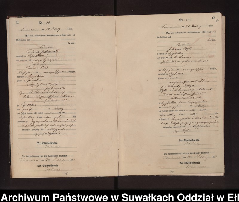 image.from.unit.number "Sterbe-Neben-Register des Preussischen Standes-Amtes Rydzewen Kreis Loetzen"