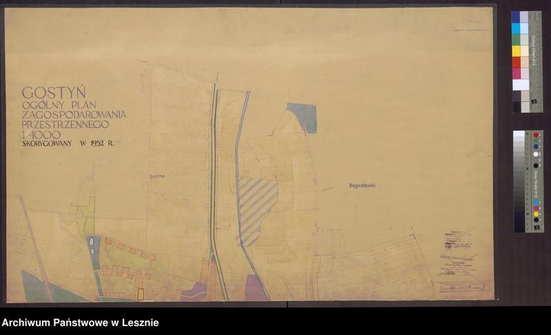 Obraz 3 z jednostki "Gostyń. Ogólny plan zagospodarowania przestrzennego. Skorygowany w 1952 r."
