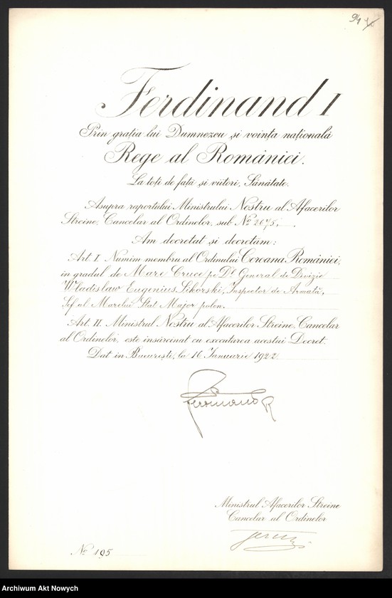 image.from.collection.number "Władysław Sikorski - biografia w dokumencie archiwalnym111"