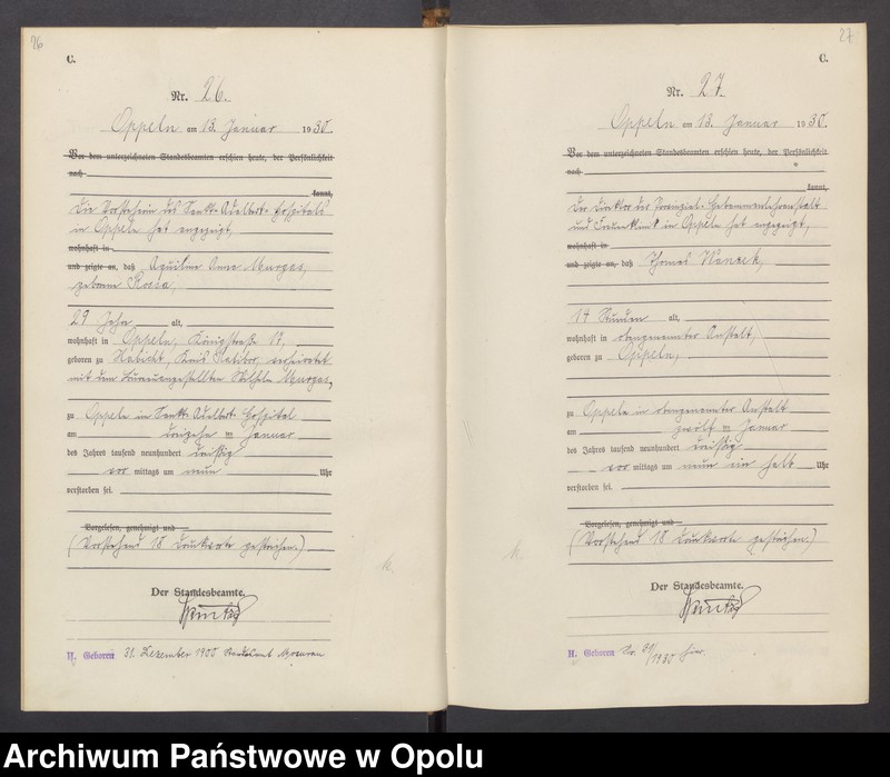 Obraz 18 z jednostki "[Rejestr zgonów] 1930 Tom I Nr 1-423"