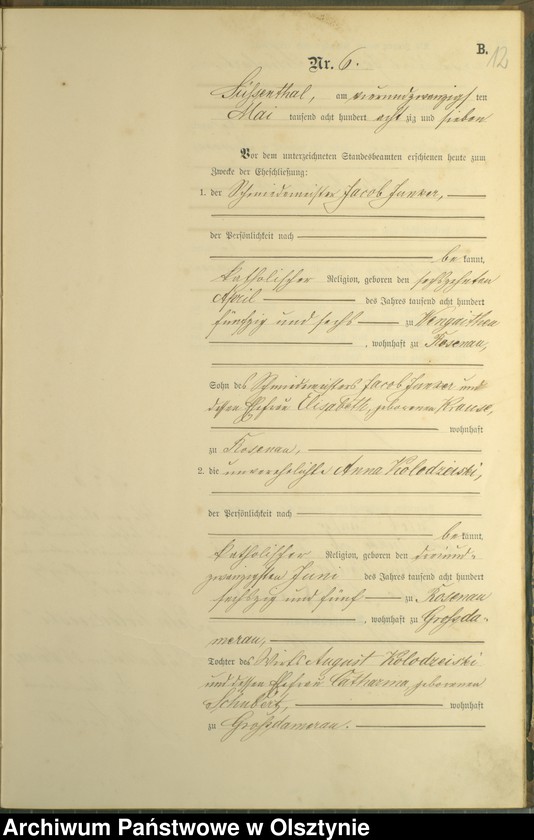 image.from.unit.number "Heiraths-Haupt-Register Nr 1 - 13"