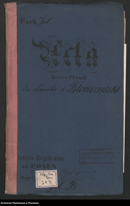 Obraz 2 z jednostki "A. betr. die Familie von Blociszewski /Stanislaus, Anton, Josef, Wladislaus/"
