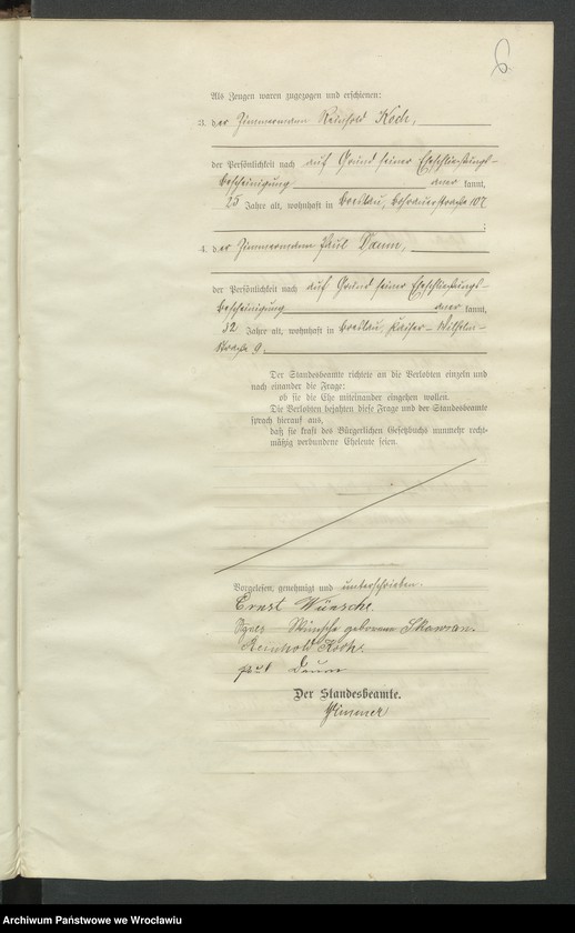 image.from.unit.number "Heirats-Haupt-Register Breslau IV 1908 Band 4"