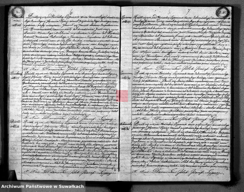 image.from.unit.number "Duplikat aktów urodzenia małżeństw zejscia Parafii Lejpuny R. 1853"