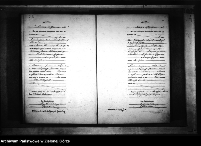 Obraz 16 z jednostki "[Księga akt urodzenia rok 1904-Żary miasto]"