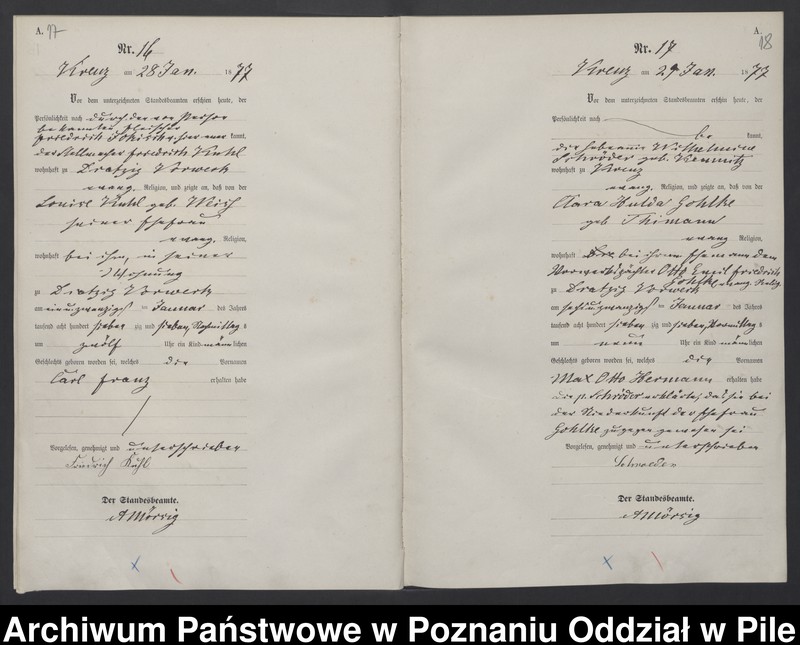 Obraz 12 z jednostki "Księga urodzeń"