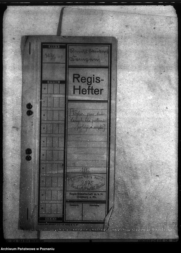 Obraz 4 z jednostki "Kreisbauamt Kempen - Wykaz prac budowlanych dla posterunków policji i urzędów"