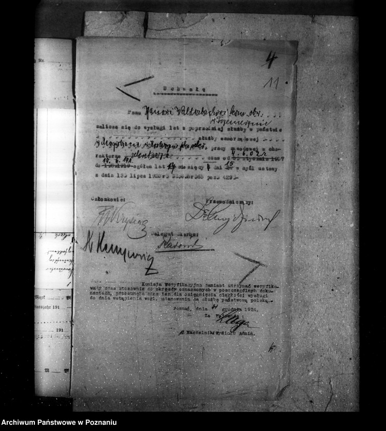 Obraz 15 z jednostki "Akta osobiste Walterbacha Jana komisarza obwodowego w Trzemesznie"