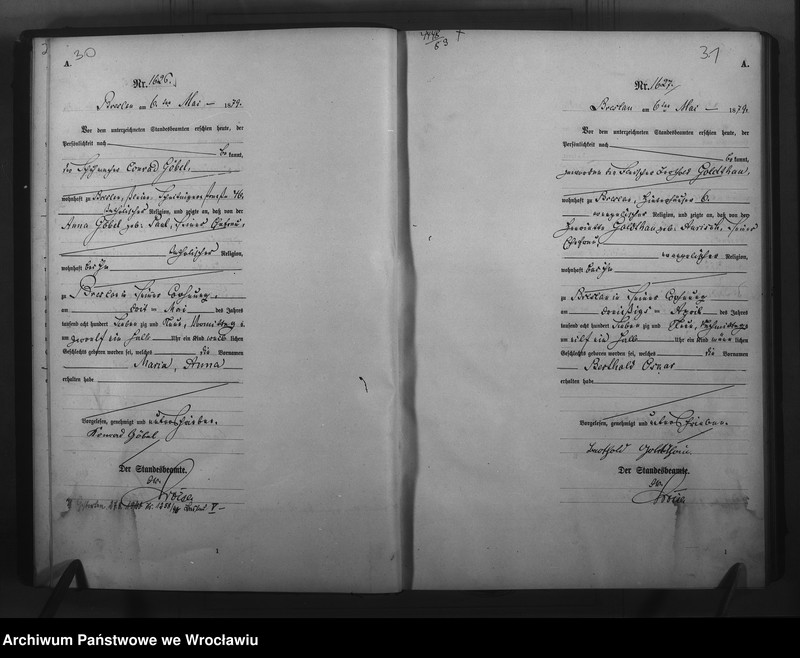 image.from.unit.number "Geburts-Haupt-Register Breslau I 1879 Band 5"