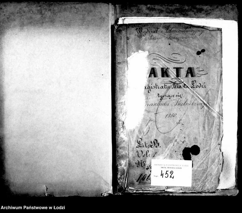 Obraz 5 z jednostki "Akta tyczące się zakładu bielnikowego"