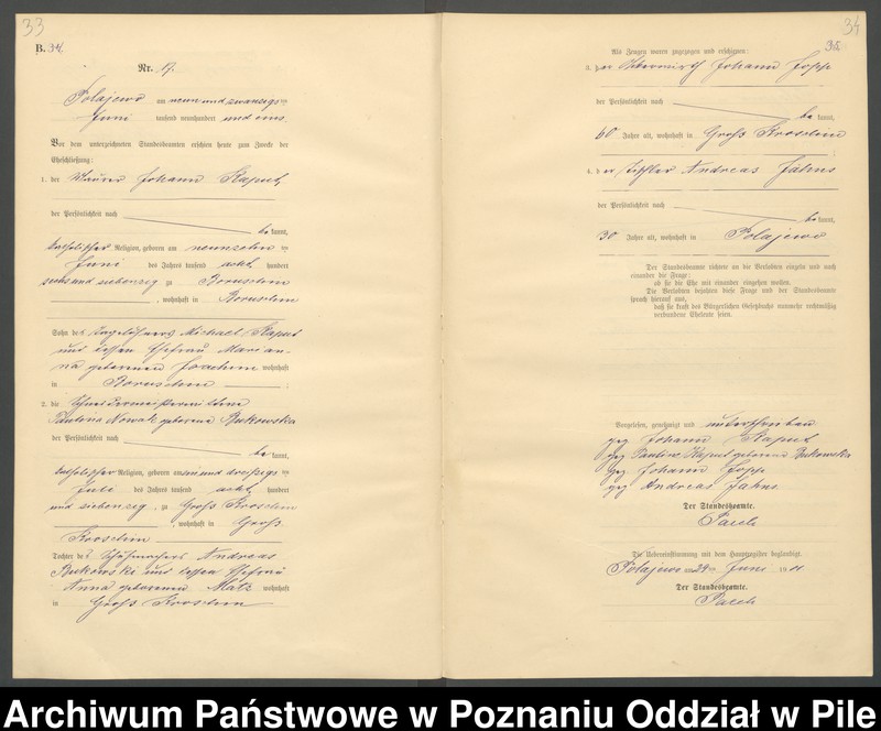 Obraz 20 z jednostki "Księga małżeństw"