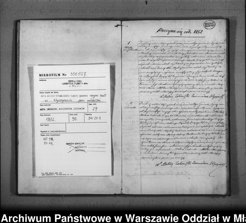 image.from.unit.number "Akta urodzeń, małżeństw i zgonów"