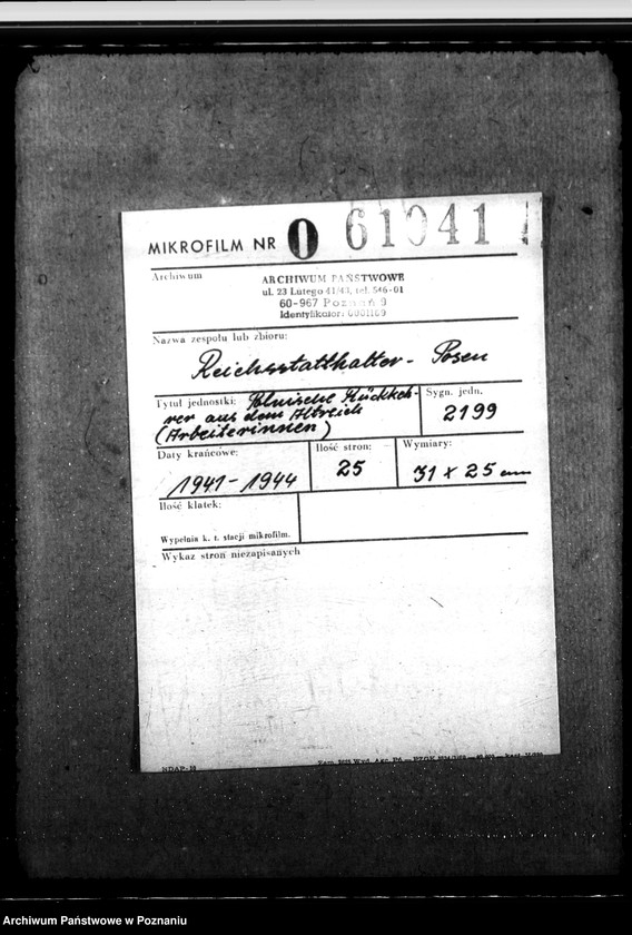 Obraz 2 z jednostki "Polnische Rückkehrer aus dem Altreich - Arbeiterinnen"