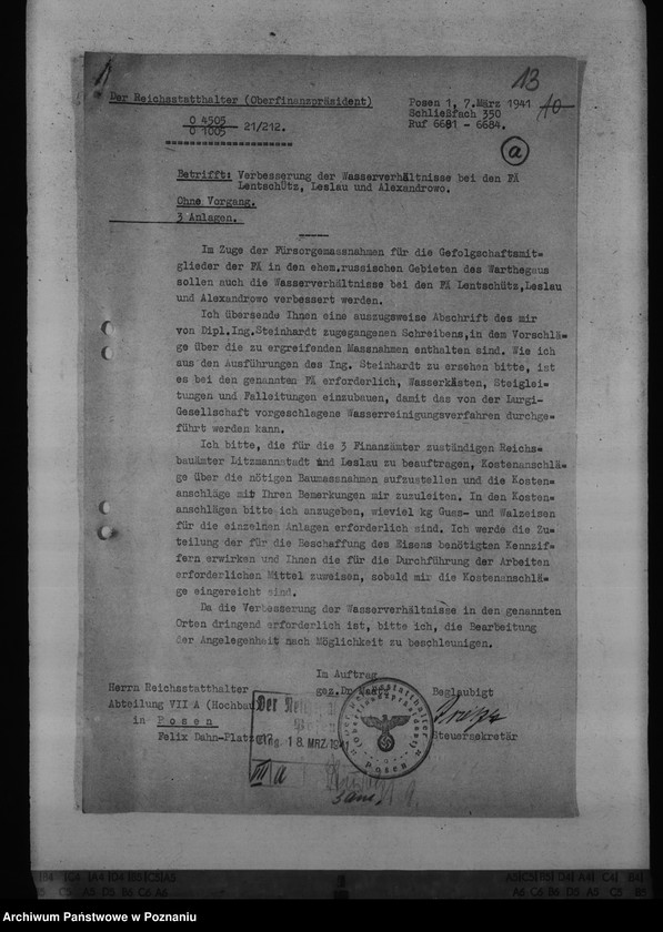 Obraz 17 z jednostki "Unterbringung der Finanzämter"