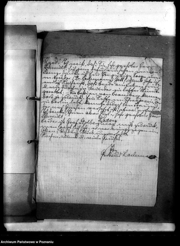 Obraz 7 z jednostki "Korespondencja w sprawie miejscowych Niemców, którzy zginęli w 1939 roku L - Z"