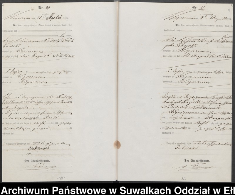 image.from.unit.number "[Sterbe-Haupt-Register des Königlich Preussischen Standes-Amtes Guszianka Kreis Sensburg]"