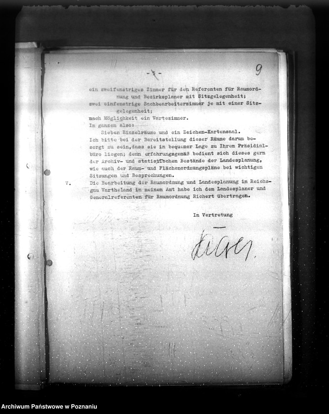 Obraz 13 z jednostki "Plany, korespondencja i statystyka w zakresie planowania przestrzennego w Kraju Warty"