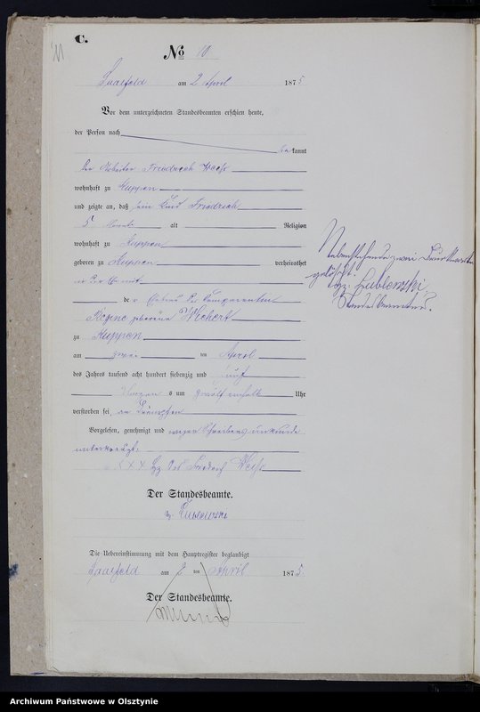 image.from.unit.number "Sterbe-Neben-Register Nr 1 - 32"