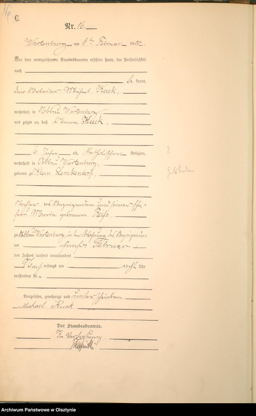 image.from.unit.number "Sterbe-Haupt-Register Nr 1 - 154"