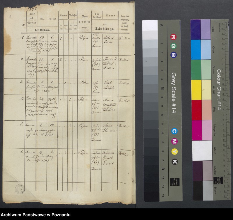 Obraz 3 z jednostki "Taufregister-Duplikat"