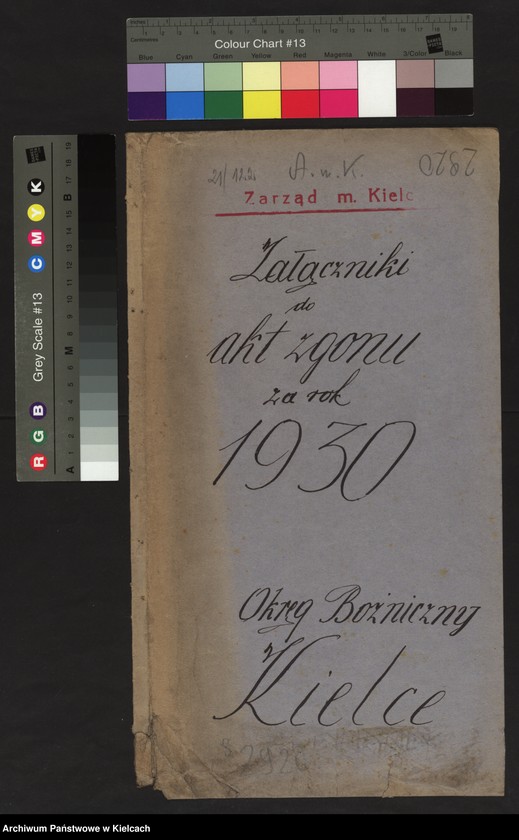 image.from.unit.number "Załączniki do akt zgonu Okręgu Bożniczego Kielce za rok 1930"