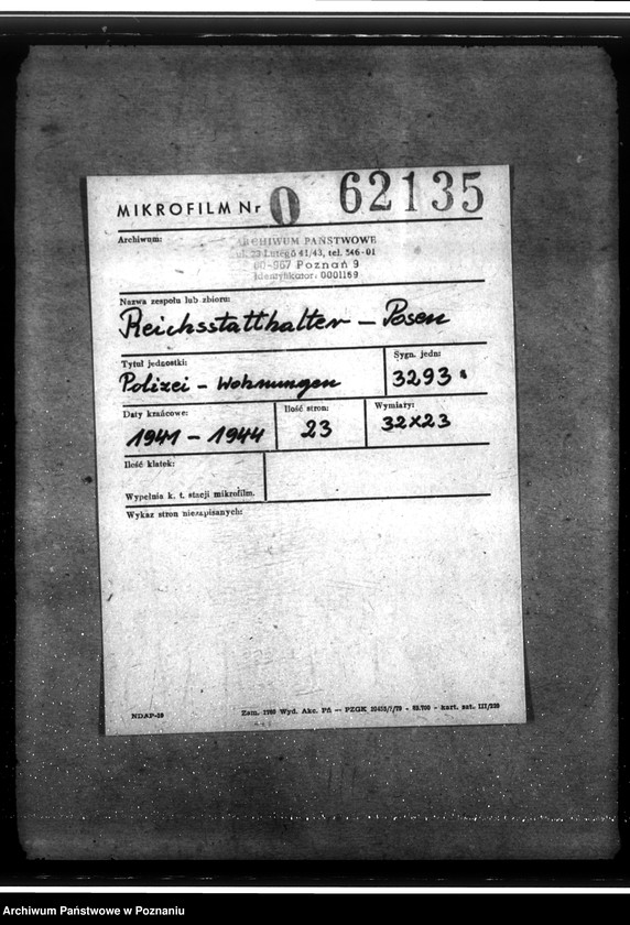 Obraz 2 z jednostki "Polizei - Wohnungen"