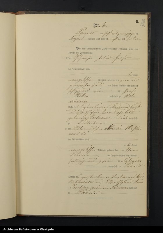 image.from.unit.number "Heiraths-Neben-Register Nr 1 - 11"