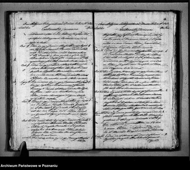 Obraz 13 z jednostki "Duplikat urodzonych, zaślubionych i zmarłych"