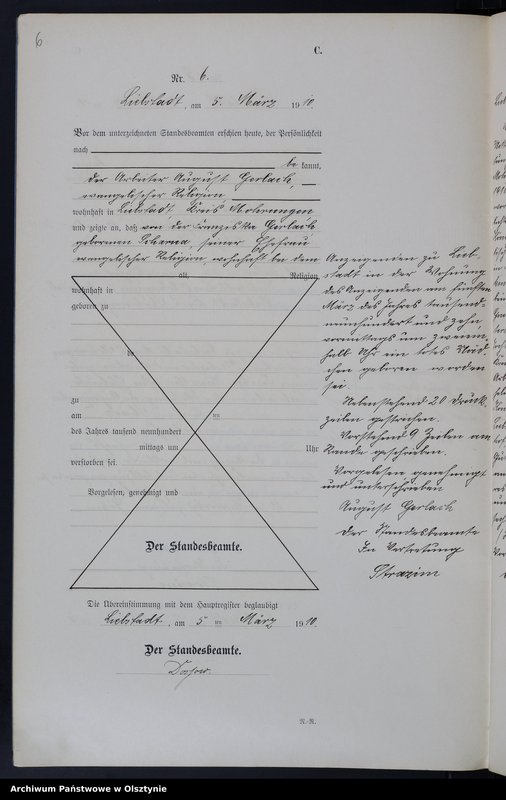 image.from.unit.number "Sterbe-Neben-Register Nr 1 - 42"