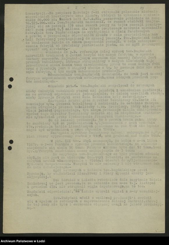 Obraz 15 z jednostki "Protokoły kół PPR z różnych zakładów"