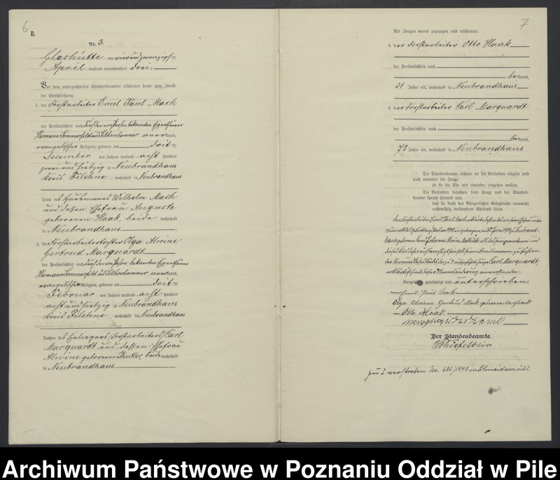 Obraz 6 z jednostki "Księga małżeństw"