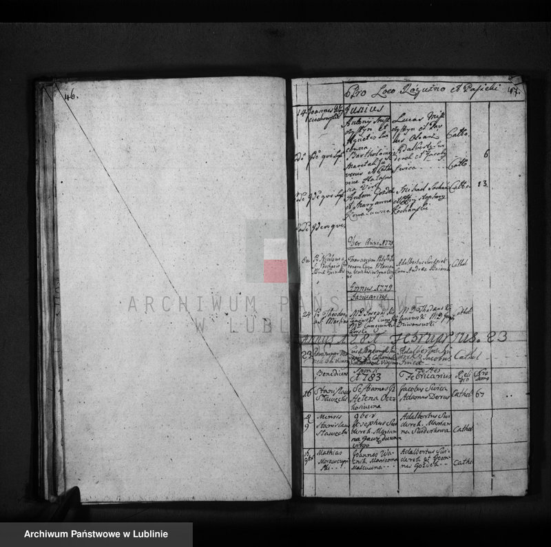 Obraz 15 z jednostki "Metrica copulatorum pro oppido Tomaszów et villis"