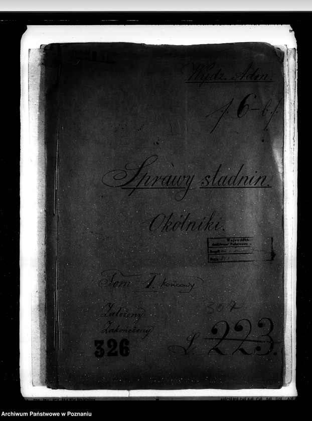 Obraz 4 z jednostki "Sprawy stadnin okólniki"