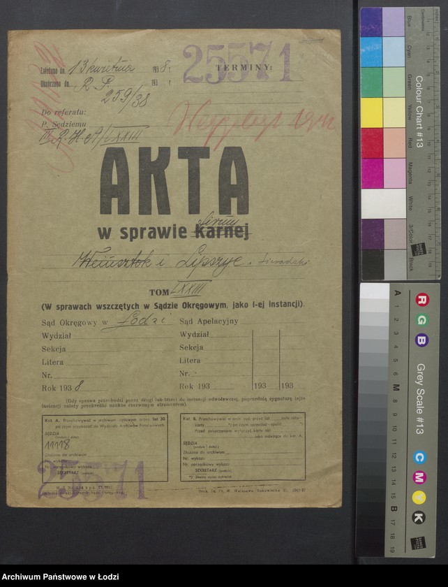 Obraz 2 z jednostki "Icchok Josek Lipszyc, Juda Sieradzki- Szmul Weinsztok, Icchok Josek Lipszyc- sprzedaż manufaktury i skład konsygnacyjny"