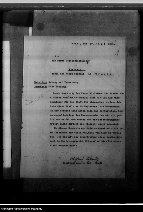 Obraz 5 z jednostki "Schulz, Richard - komisarz obwodowy"