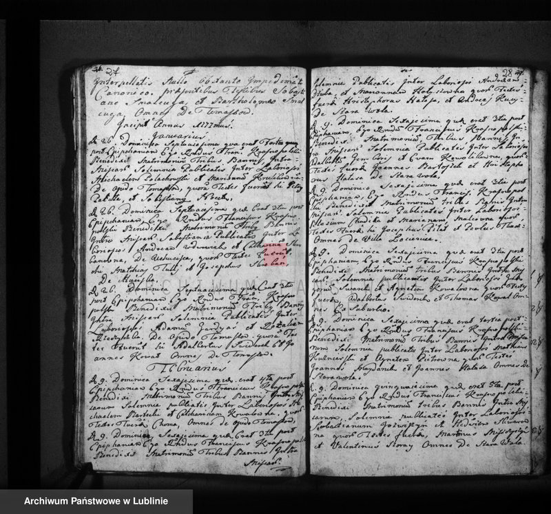 Obraz 17 z jednostki "Księga zaślubionych i zmarłych"