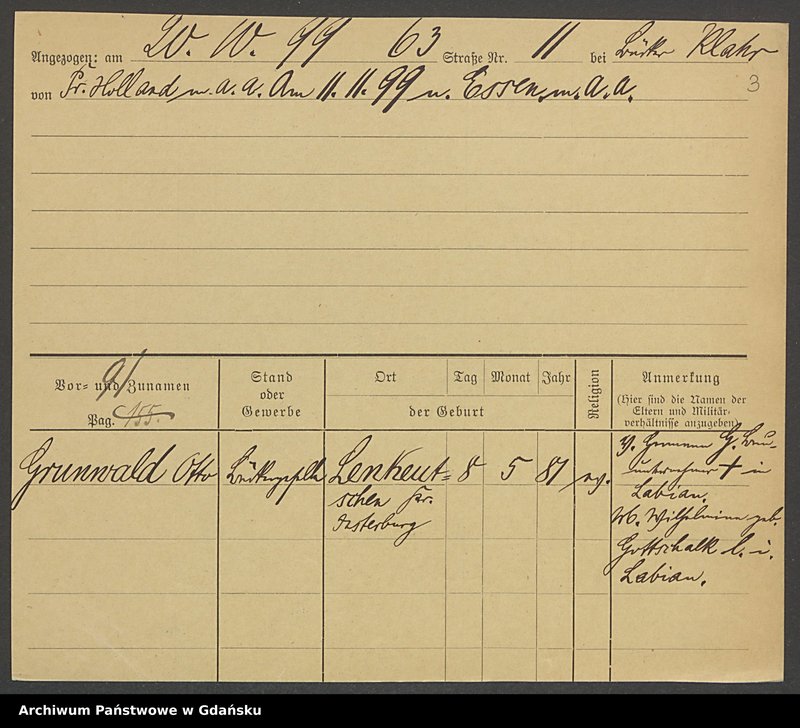 image.from.unit.number "Karty meldunkowe: Grunwald O. - Günther C."