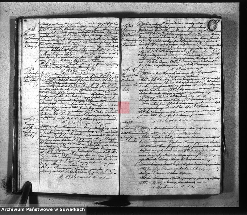 image.from.unit.number "Duplikat parafii wiżayńskiey urodzonych, zaślubionych i umarłych 1834 roku"