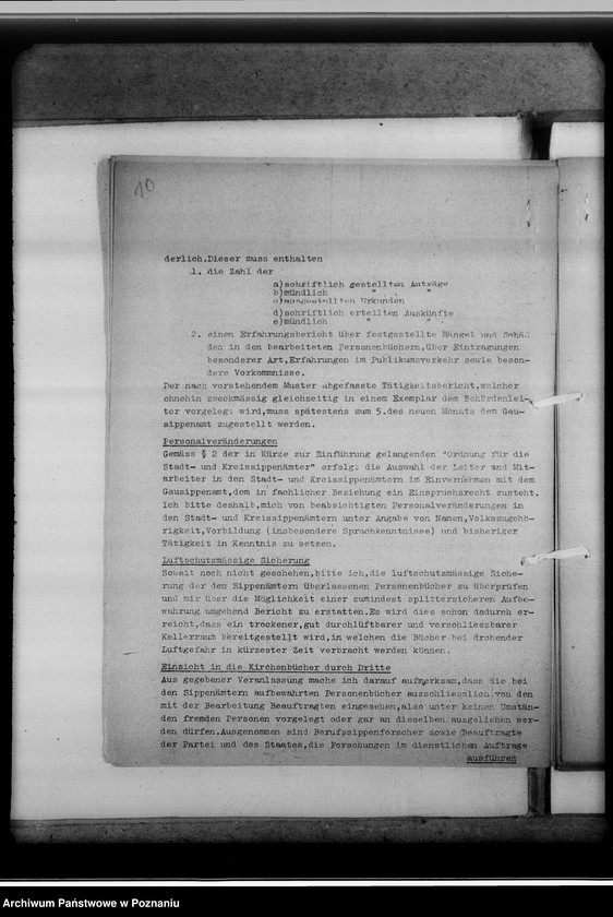 Obraz 14 z jednostki "Mitteilungen an sämtliche Stadt - und Kreissippenämter des Gaues Warthelands"