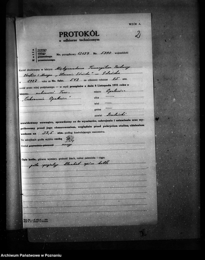 Obraz 6 z jednostki "Cukrownia w Opalenicy, pow. nowotomyski nr woj. 5990"