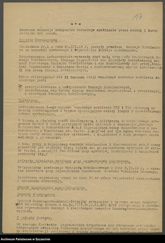 image.from.unit.number "Komunikaty wewnętrzne Centralnego Komitetu Wykonawczego PPS (1.09.-10.11.1948 )"